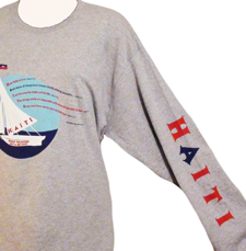 Photo of our Haiti T-shirt